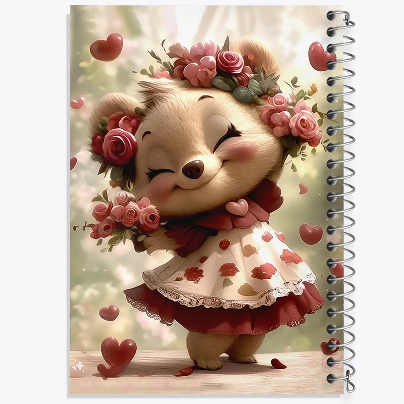 دفتر مشق 100 برگ خندالو طرح خرس بامزه کد F11108