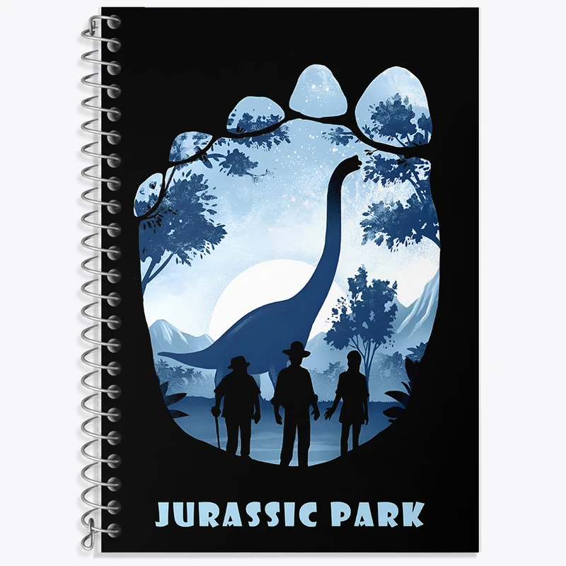دفتر زبان دوخط 50 برگ خندالو طرح ژوراسیک (Jurassic Park) کد F13776