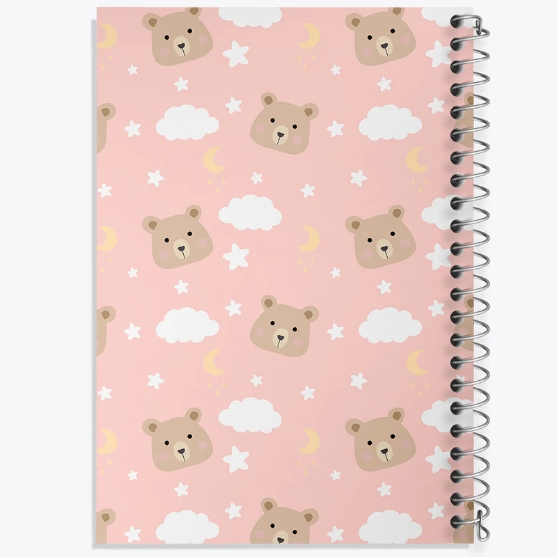 دفتر طراحی 50 برگ خندالو طرح خرس کوچولو کد N378