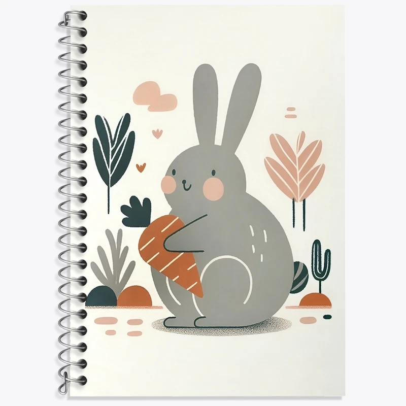 دفتر لغت 50 برگ خندالو طرح خرگوش بامزه کد N6838