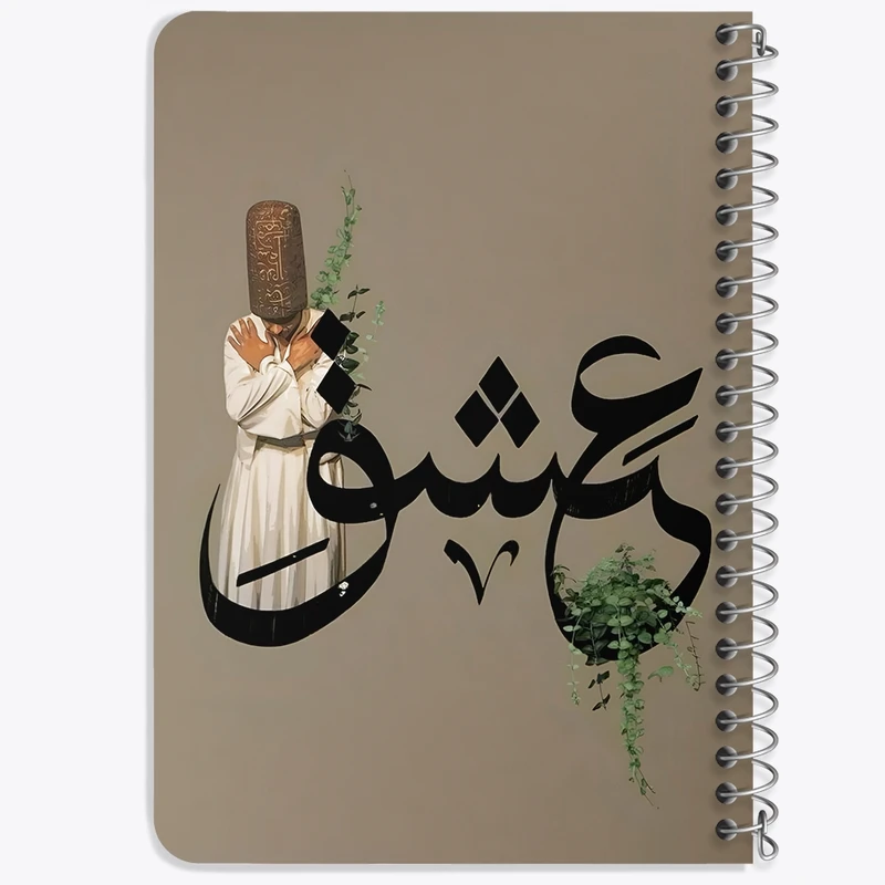 دفتر یادداشت 50 برگ خندالو طرح عشق کد F5037