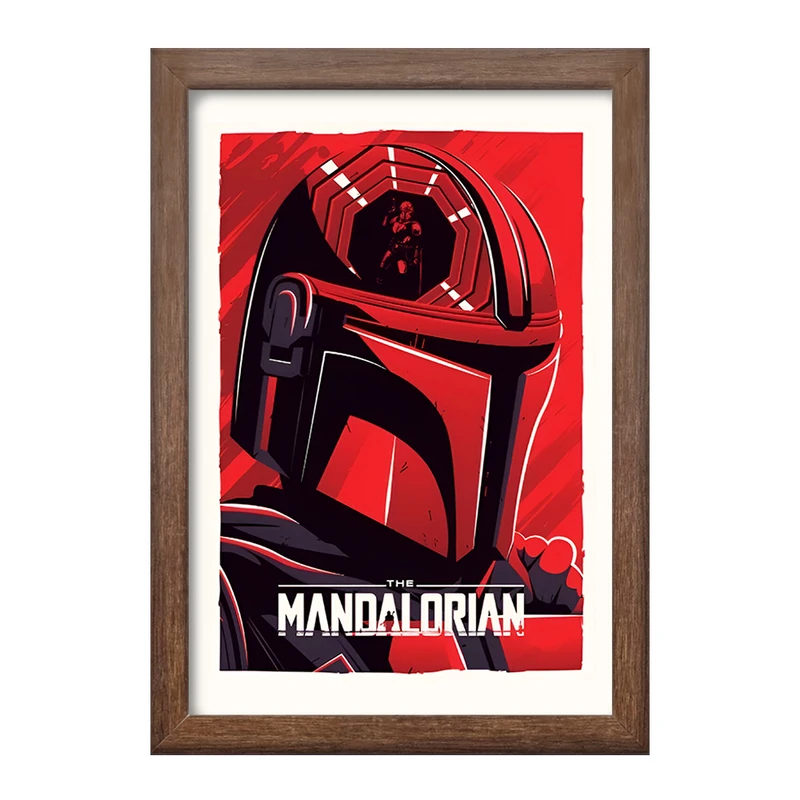 تابلو خندالو طرح مندلورین (The Mandalorian) کد F13745