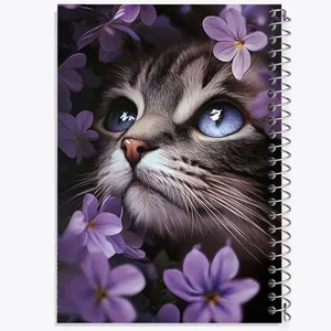 دفتر مشق 100 برگ خندالو طرح گربه کد F9924