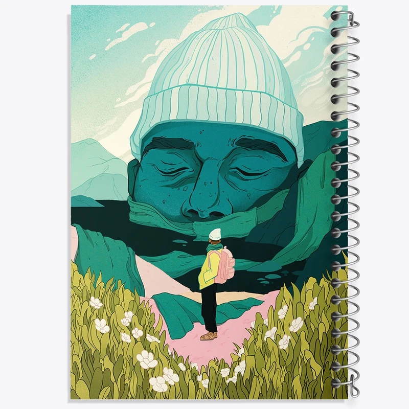 دفتر شطرنجی 50 برگ خندالو طرح فانتزی کد N8420