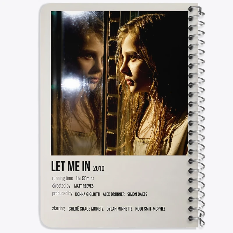 دفتر یادداشت 50 برگ خندالو طرح بگذار وارد شوم (Let Me In) کد F12954