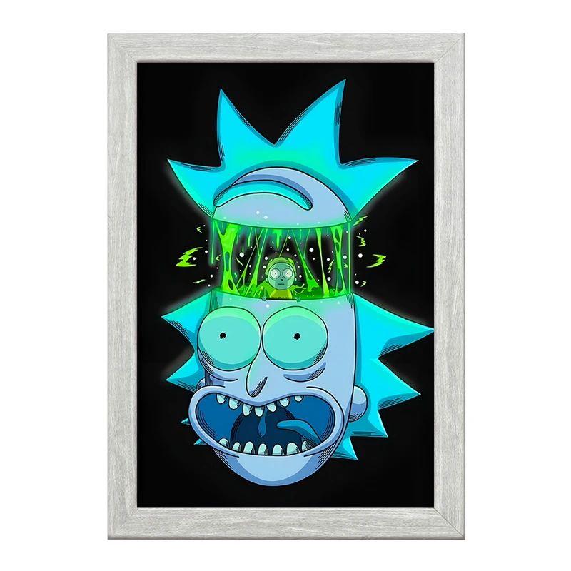 تابلو خندالو طرح ریک و مورتی (Rick and Morty) کد F4932