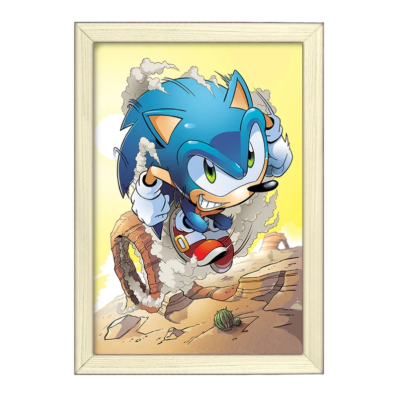 تابلو خندالو طرح سونیک (Sonic) کد F2206
