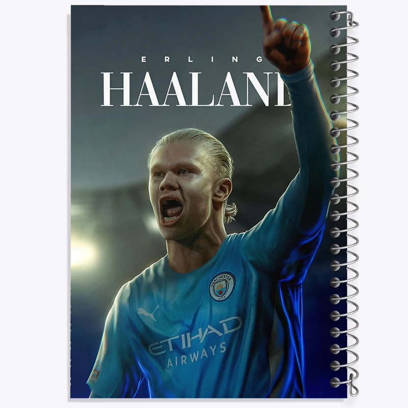 دفتر نقاشی 50 برگ خندالو طرح ارلینگ هالند (Erling Haaland) کد F14276