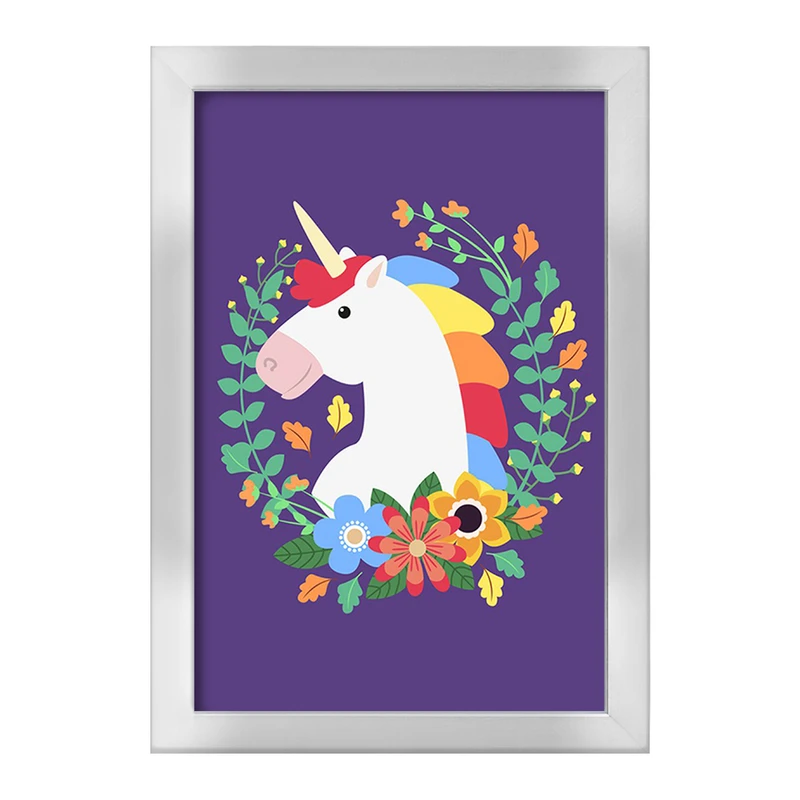 تابلو خندالو طرح اسب تک شاخ یونیکورن  کد 1111