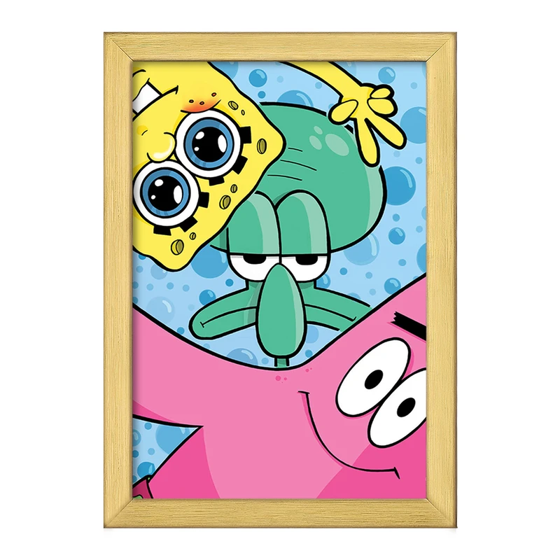 تابلو خندالو طرح باب اسفنجی و پاتریک کد F1593