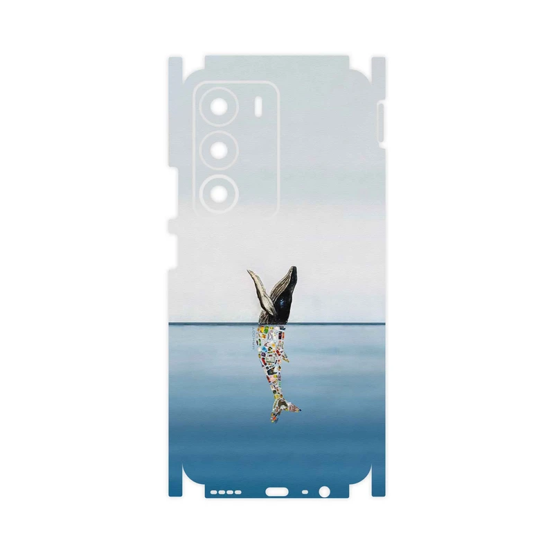 برچسب پوششی ماهوت مدل Collage of Sea Trash-FullSkin مناسب برای گوشی موبایل ریلمی C71