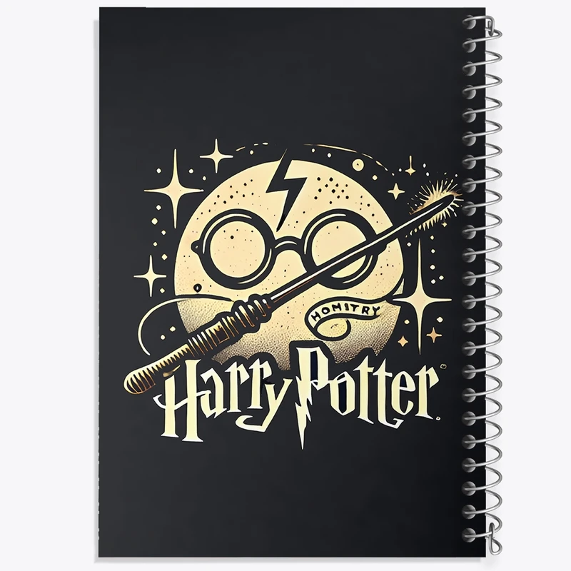 دفتر شطرنجی 50 برگ خندالو طرح هری پاتر (Harry Potter) کد F12693