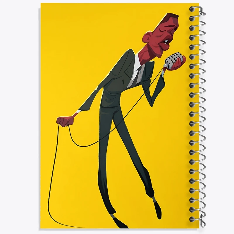 دفتر لیست خرید 50 برگ خندالو طرح خواننده کد F8922