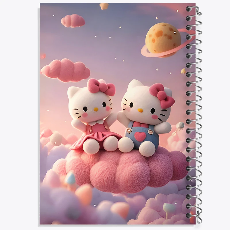 دفتر نقاشی 50 برگ خندالو طرح هلو کیتی کد F9186