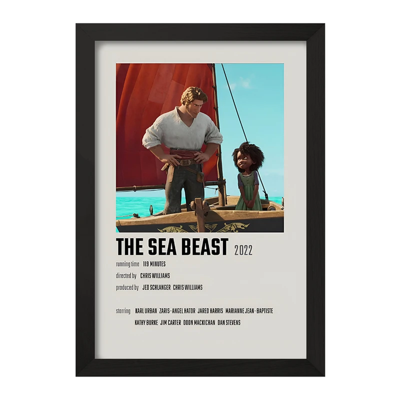 تابلو خندالو طرح هیولای دریا (The Sea Beast) کد F13271