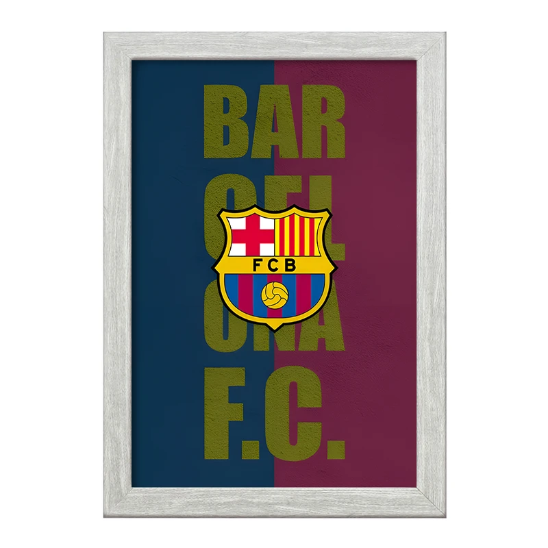 تابلو خندالو طرح بارسلونا (Barcelona) کد F11678