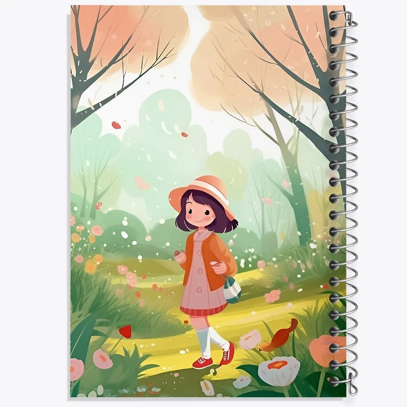 دفتر طراحی 50 برگ خندالو طرح دخترانه کودکانه کد F10933