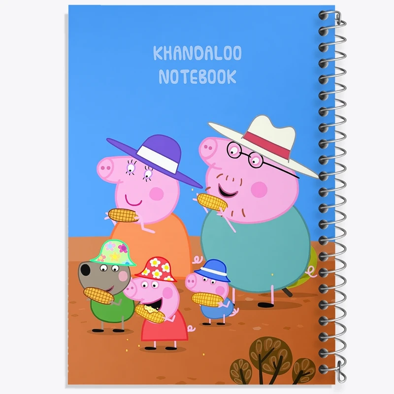 دفتر طراحی 50 برگ خندالو طرح انیمیشن پپا پیگ (Peppa Pig) کد N9284
