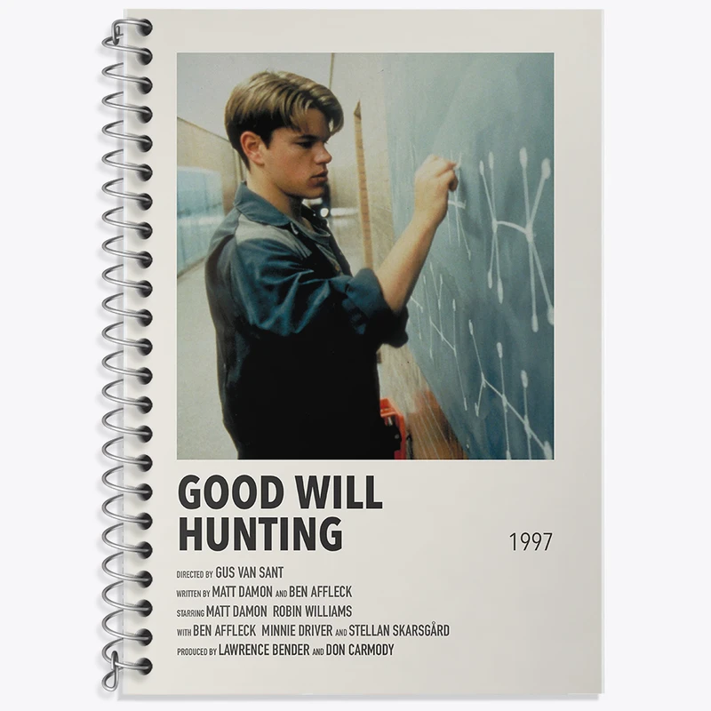 دفتر نت موسیقی 50 برگ خندالو طرح ویل هانتینگ نابغه (Good Will Hunting) کد F13351