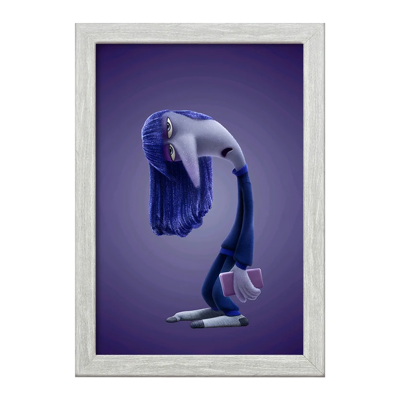 تابلو خندالو طرح شخصیت بی حوصلگی اینساید اوت کد F3349