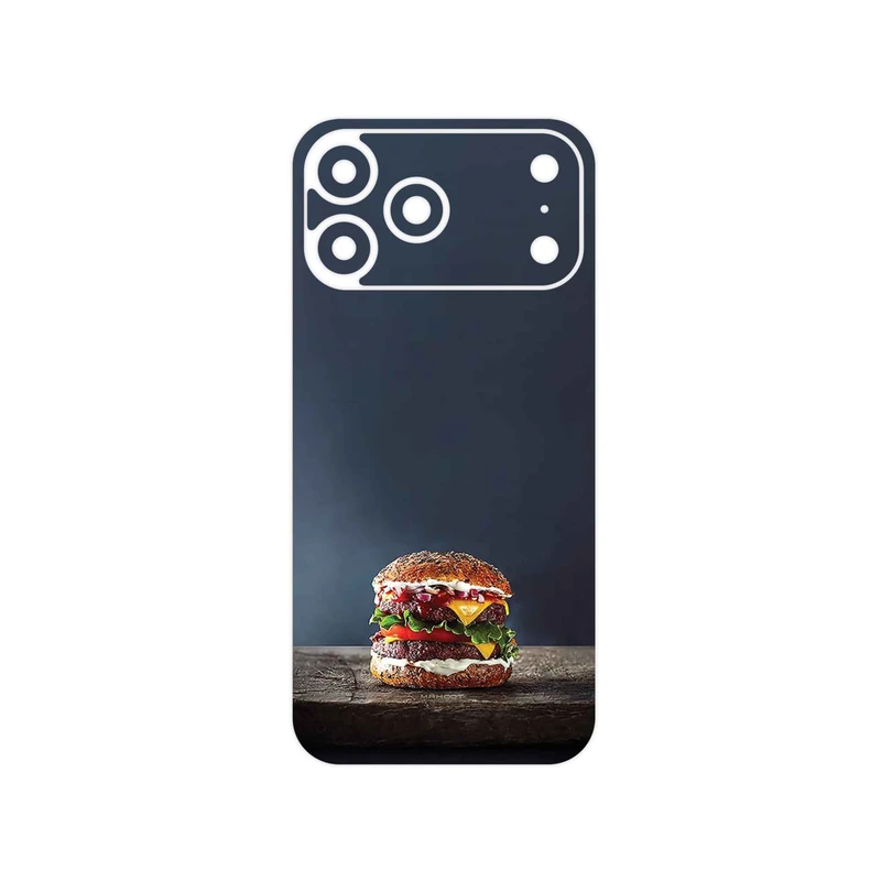 برچسب پوششی ماهوت مدل Hamburger مناسب برای گوشی موبایل اپل iPhone 17 Pro Max