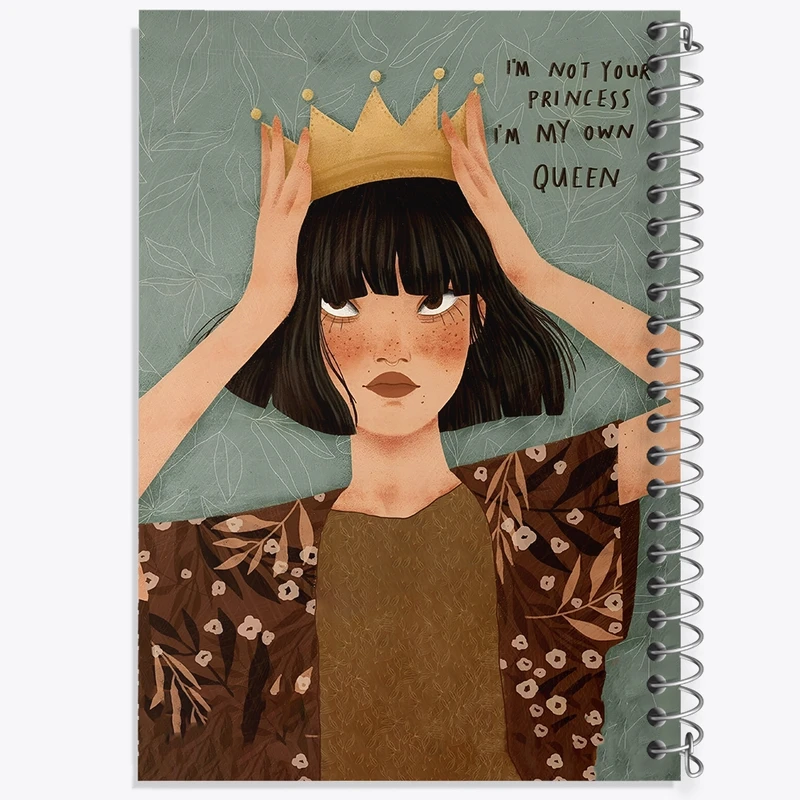 دفتر طراحی 50 برگ خندالو طرح دخترانه کد N3003