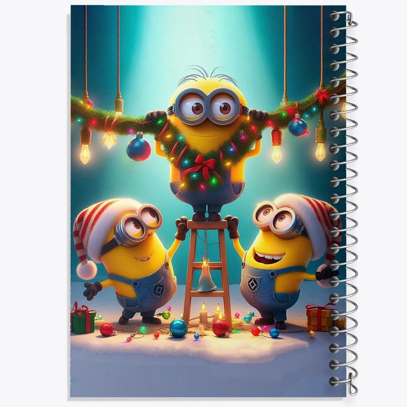 دفتر مشق 100 برگ خندالو طرح مینیون ها (Minions) کد F8594