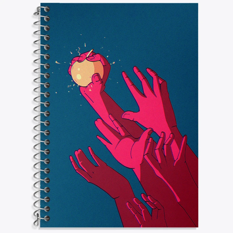 دفتر نت موسیقی 50 برگ خندالو طرح فانتزی کد N7991