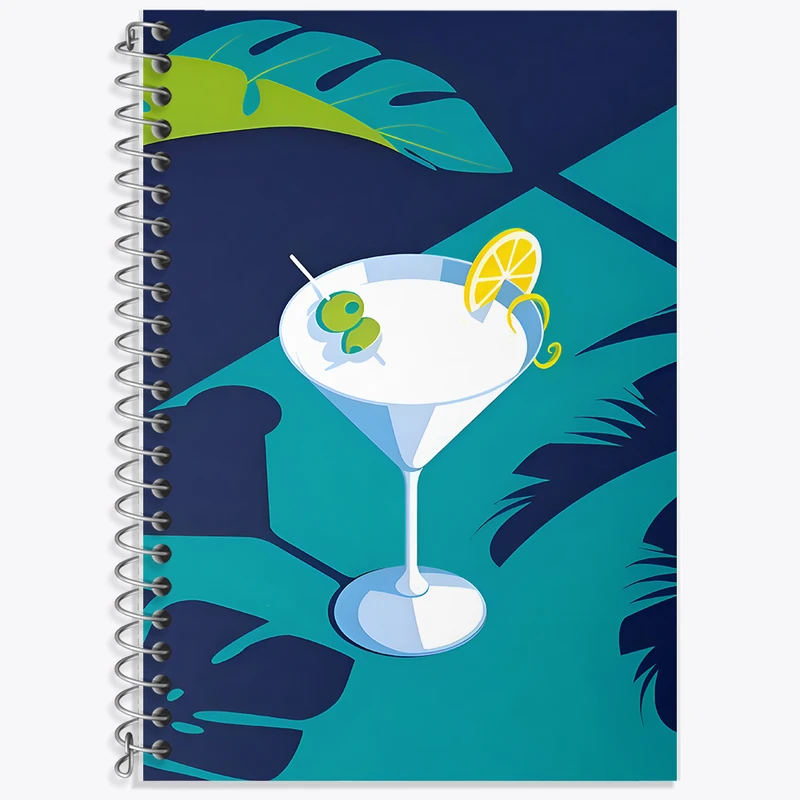 دفتر زبان 50 برگ خندالو مدل دو خط طرح آبمیوه کد F10428