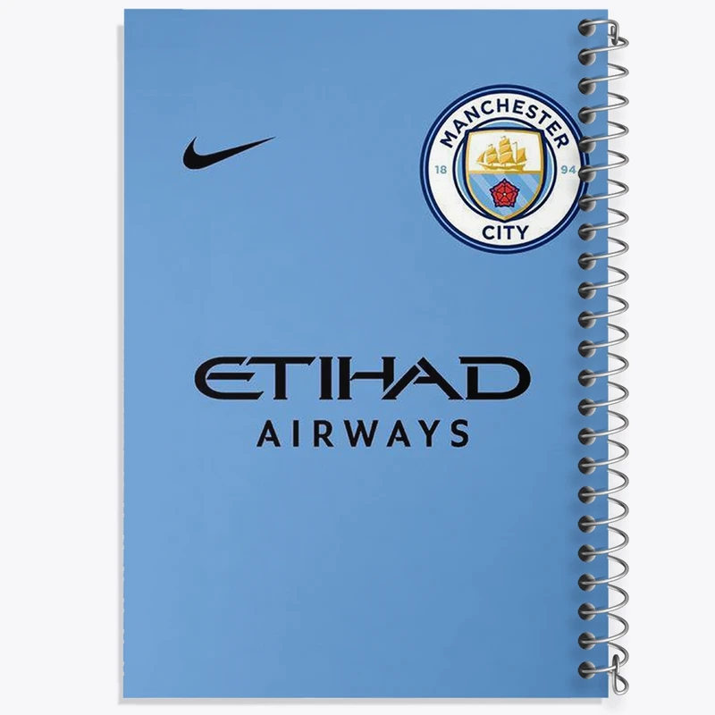 دفتر طراحی 50 برگ خندالو طرح باشگاه منچستر سیتی Manchester City  کد 2145