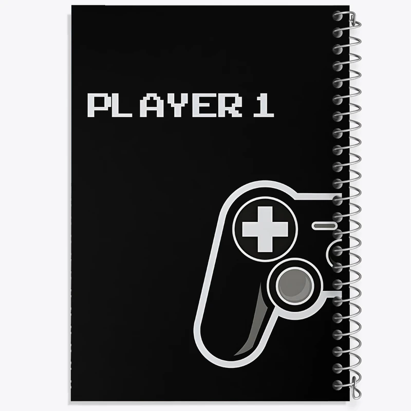 دفتر مشق 50 برگ خندالو طرح گیمر (Gamer) کد F3982