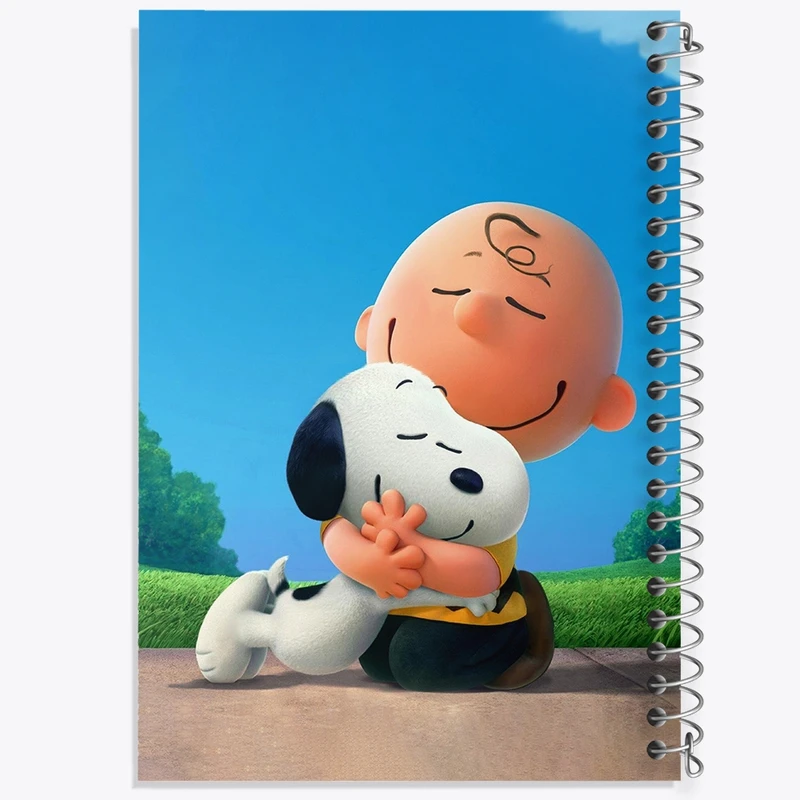 دفتر طراحی 50 برگ خندالو طرح انیمیشن اسنوپی Snoopy  کد 13888