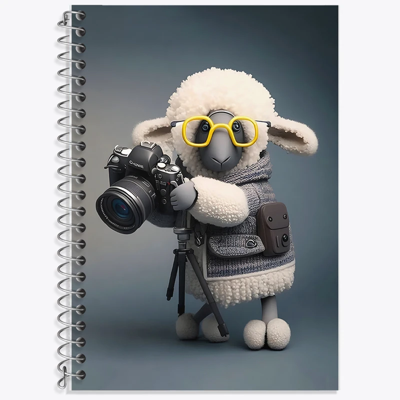 دفتر نت موسیقی 50 برگ خندالو طرح گوسفند کد F10039