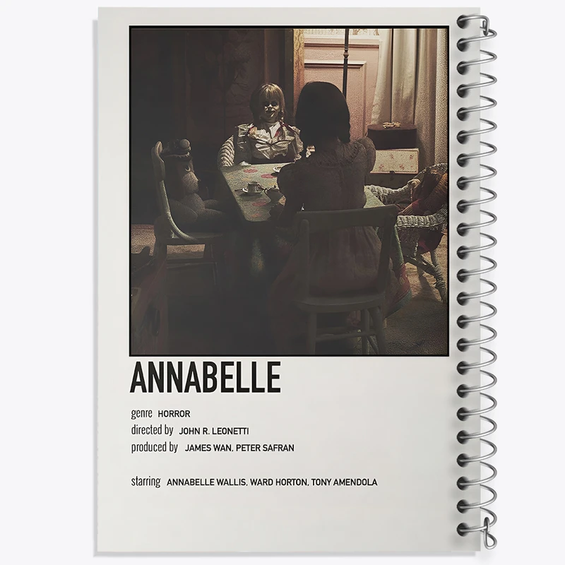 دفتر نقاشی 50 برگ خندالو طرح آنابل (Annabelle) کد F13004
