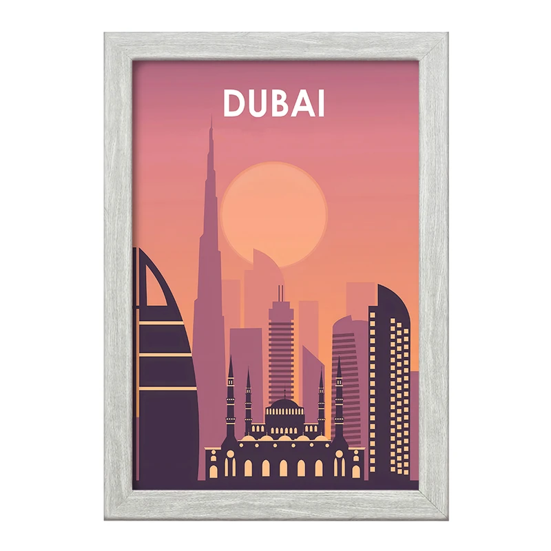 تابلو خندالو طرح دبی (Dubai) کد F4938