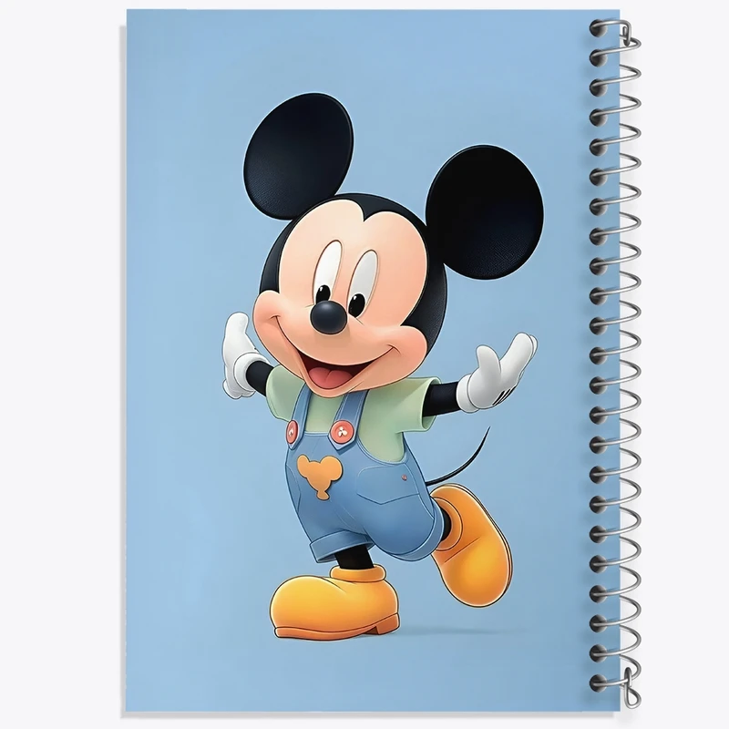 دفتر طراحی 50 برگ خندالو طرح میکی موس کد F8609