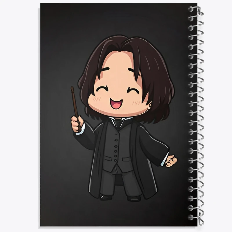 دفتر طراحی 50 برگ خندالو طرح اسنیپ هری پاتر (Harry Potter) کد F9403