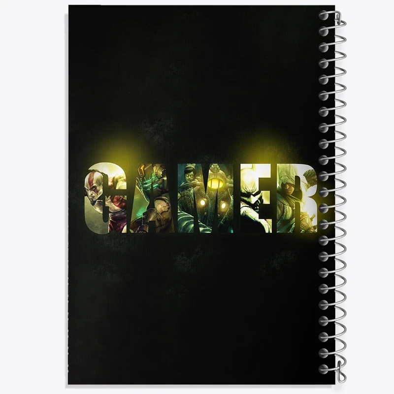 دفتر طراحی 50 برگ خندالو طرح Gamer کد F2412