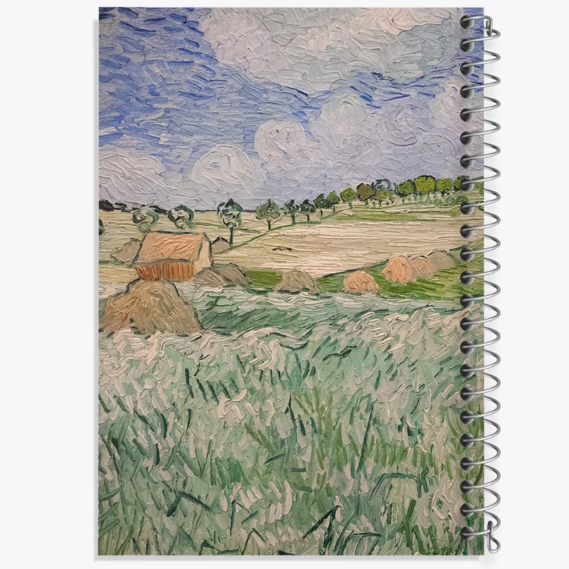 دفتر طراحی 50 برگ خندالو طرح ونسان ونگوگ (Van Gogh) کد 36784