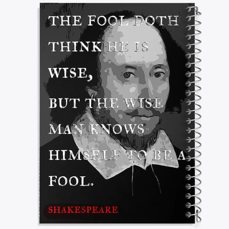 دفتر مشق 100 برگ خندالو طرح شکسپیر (Shakespeare) کد F14055