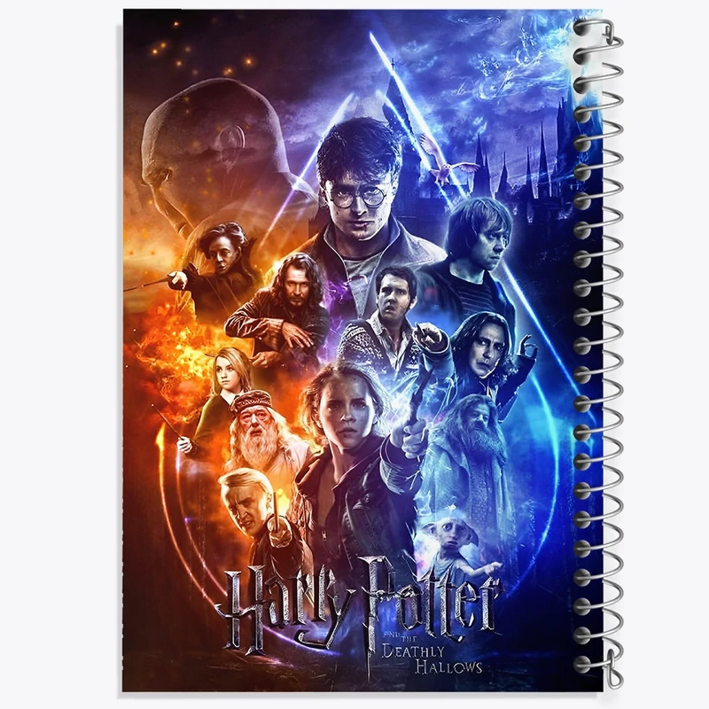 دفتر ژورنال نویسی 50 برگ خندالو مدل نقطه ای طرح هری پاتر (Harry Potter) کد F10008