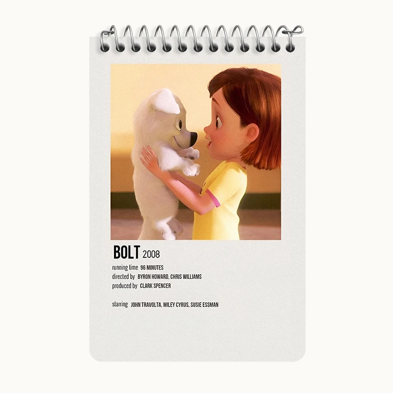 دفتر یادداشت 50 برگ خندالو طرح تیزپا (Bolt) کد F13239