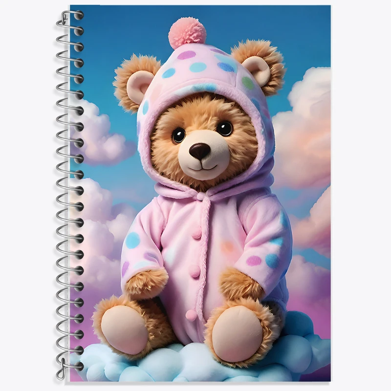 دفتر نت موسیقی 50 برگ خندالو طرح خرس بامزه کد F8544