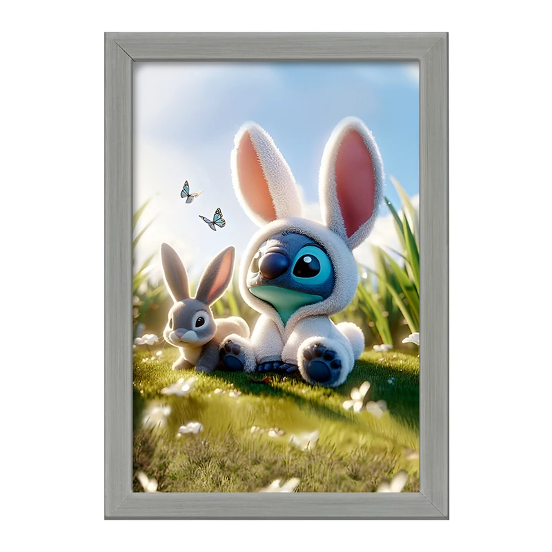 تابلو خندالو طرح استیچ (Stitch) کد F14391