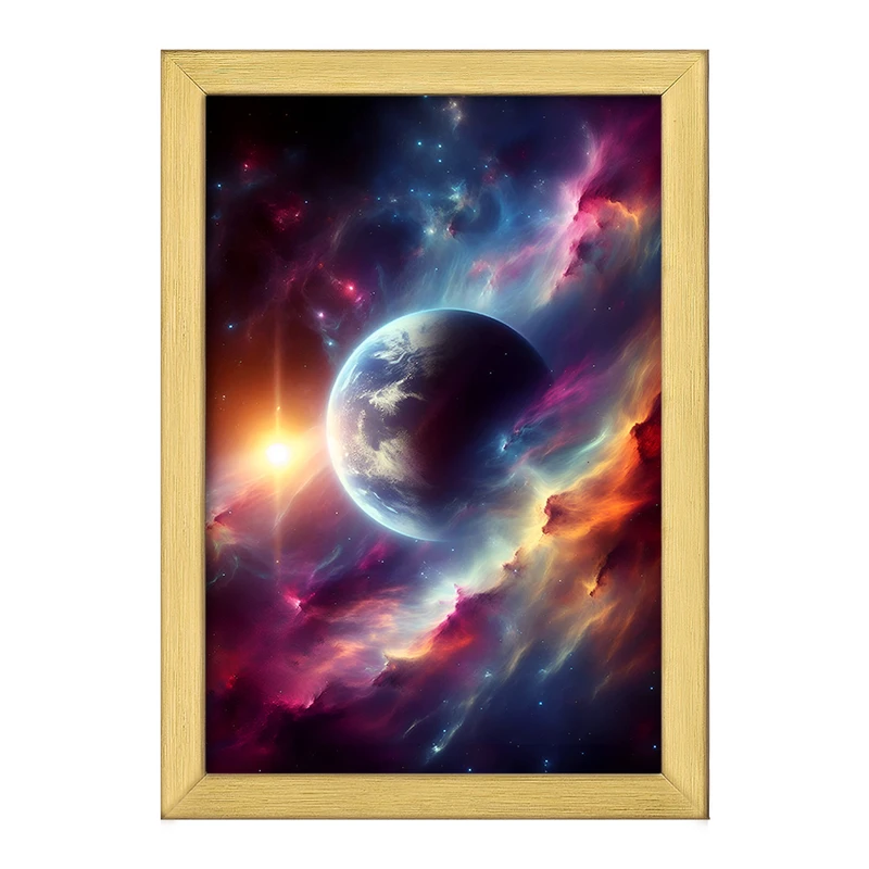 تابلو خندالو طرح کهکشان (galaxy) کد F6207