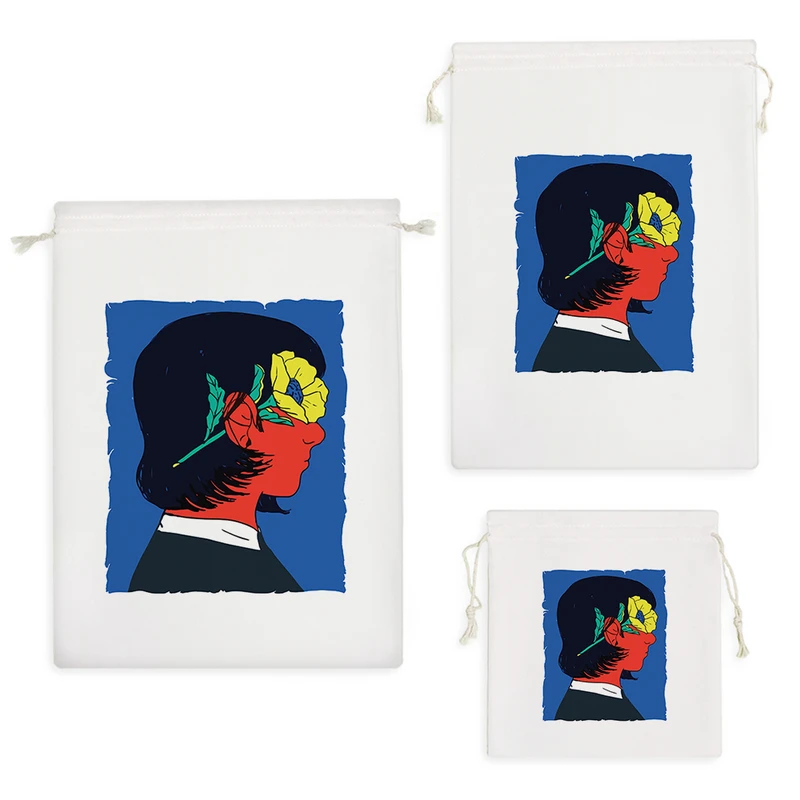 نظم دهنده خندالو مدل دختر و گل کد 7469 مجموعه 3 عددی