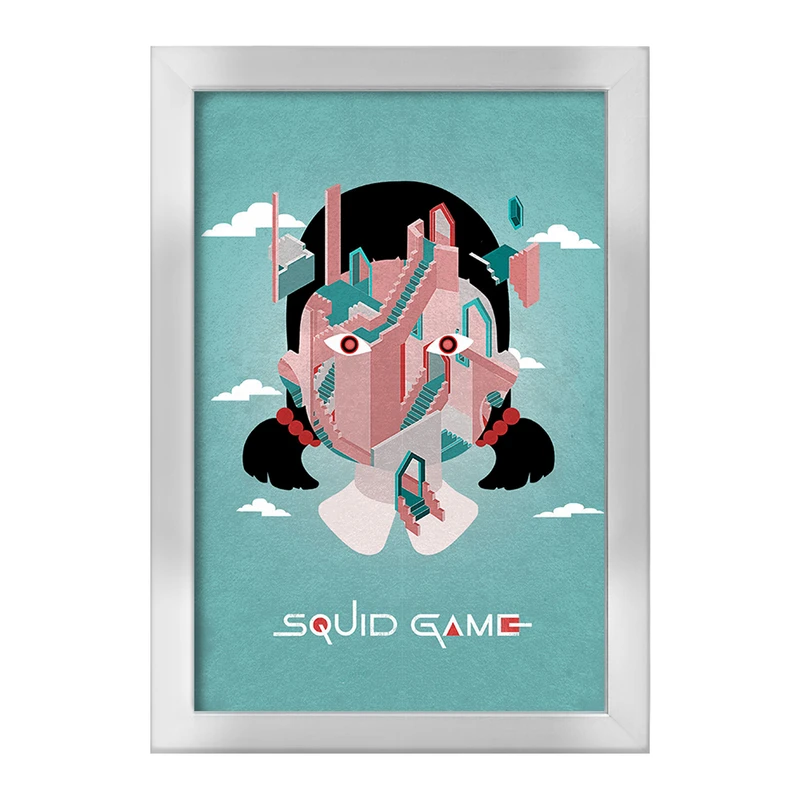 تابلو خندالو طرح بازی مرکب (Squid Game) کد F10142