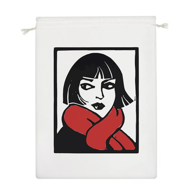 نظم دهنده خندالو مدل دختر شال قرمزی کد 10487