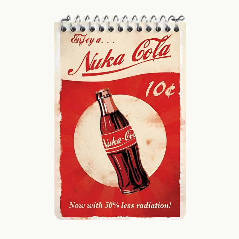 دفتر یادداشت 50 برگ خندالو طرح نوشابه کوکاکولا کد F7427