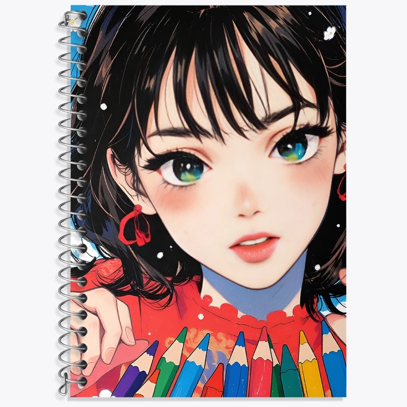 دفتر لغت 50 برگ خندالو طرح دخترانه کد N7760